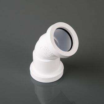 45DEG Bend For 32mm Push Fit Waste System-0
