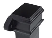 Cascade 100mm x 75mm Cast Iron Style Rectangular Downpipe