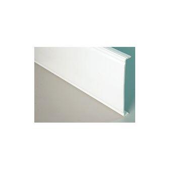 350mm x 5M Double Edged Fascia Ogee Capping Board White - 9mm