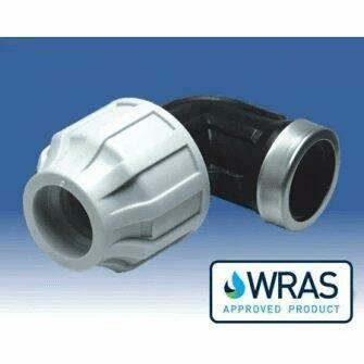 63mm x 2'' MDPE PIPE ADAPTOR ELBOW FEMALE