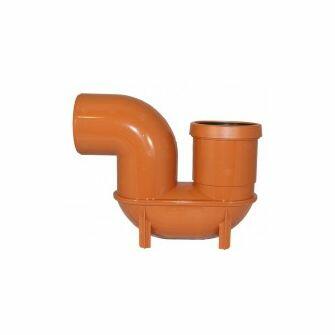 110mm Lowback P Trap For Underground Drainage Pipe