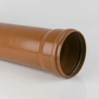 110mm Underground Drainage Pipe 3m Single Socket