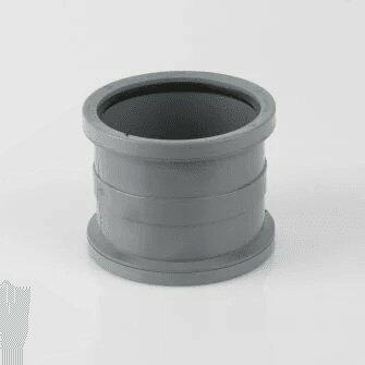 110mm Push Fit Double Socket Slip Coupler