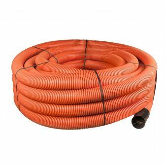 63/50mm x 50M Orange Traffic Signal Twinwall Duct