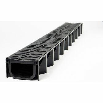 Shallow Channel Drain x 1000mm HDPE Grid