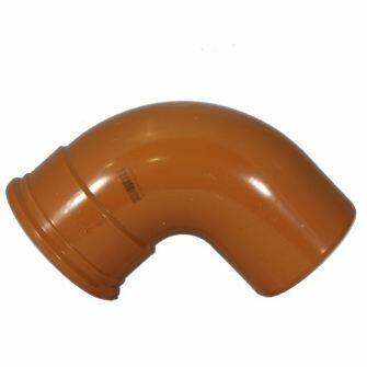 160mm x 87.5DEG Single Socket Bend For 160mm Underground Drainage Pipe