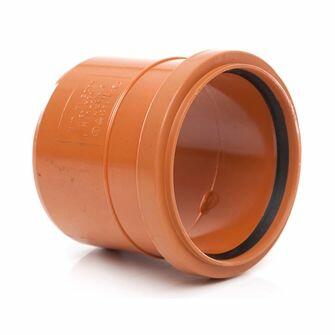 110mm Single Socket Coupler With Solvent Tail For Underground Drainage Pipe